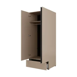 Kledingkast Crotone - Taupe - 2-Deurs met Lade