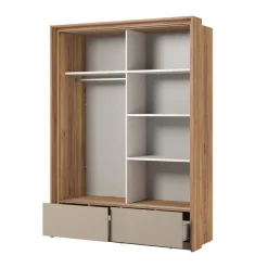 Kledingkast Imola - Eiken - 2-Deurs met Lades