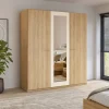 Kledingkast Verdal – 3-Deurs incl. Spiegel