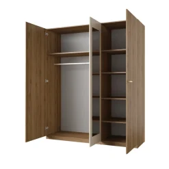 Kledingkast Verdal – 3-Deurs incl. Spiegel