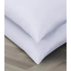 Kussensloop Katoen Wit 2 in 1