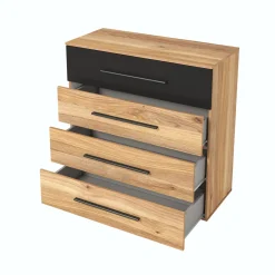 Ladekast Bern - 4 lades - Wotan Eiken