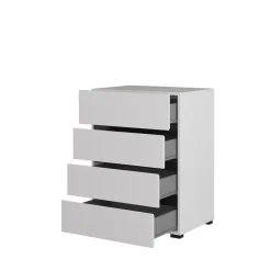 Ladekast Crotone - 4 lades - Wit