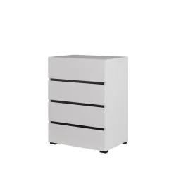 Ladekast Crotone - 4 lades - Wit