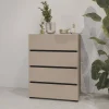 Ladekast Crotone - 4 lades - Taupe