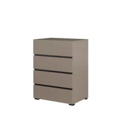 Ladekast Crotone - 4 lades - Taupe