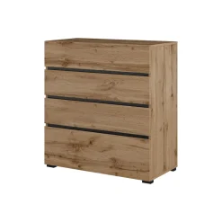 Ladekast Crotone - Eiken - 4 Lades