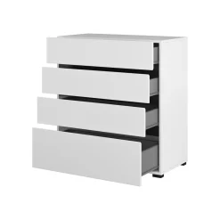 Ladekast Crotone - Wit - 4 Lades