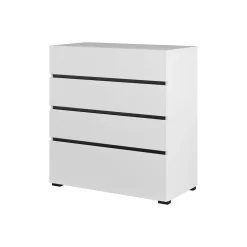 Ladekast Crotone - Wit - 4 Lades