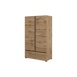 Linnenkast Crotone - Eiken - 2-Deurs met Lade