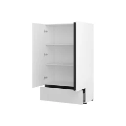 Linnenkast Crotone - Wit - 2-Deurs met Lade