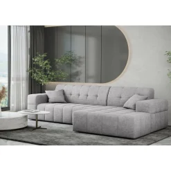 Loungebank Basel – Linker of Rechter loungegedeelte – Ruime keuze in stoffen en kleuren