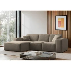 Loungebank Santiago – Linker of Rechter loungegedeelte – Ruime keuze in stoffen en kleuren