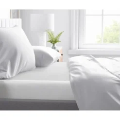 Matras Hoeslaken 100% Katoen-Satijn Wit