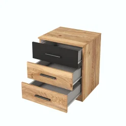 Nachtkastje met Lades Bern - Naturel