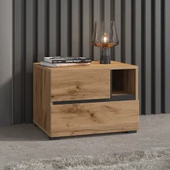 Nachtkastje met Lades Crotone - Eiken