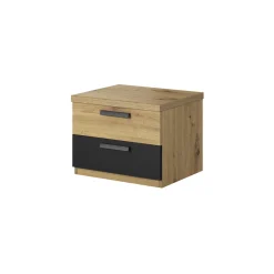 Nachtkastje met Lades Siena - Naturel