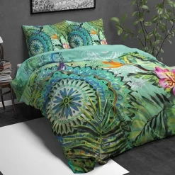 Nanda Groen katoen-satijn