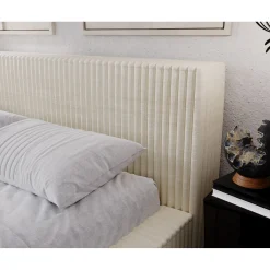 Opberg Bed Tino – Luxe Ribstof Bekleding | Zacht, Warm & Duurzaam