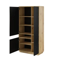 Opbergkast Asmund - 3-deurs - Wotan Eiken