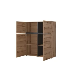 Opbergkast Crotone - 4-deurs - Wotan Eiken