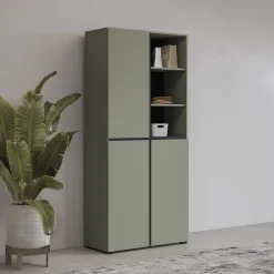 Opbergkast Crotone - 3-deurs - Groen