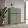 Opbergkast Crotone - 4-deurs - Groen