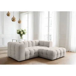 OP=OP Loungebank Belfast Mini Lichtbeige - Rechts