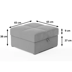 Poef opbergruimte Kos