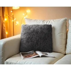 Polar Bear - sierkussen Antraciet (50 x 50)