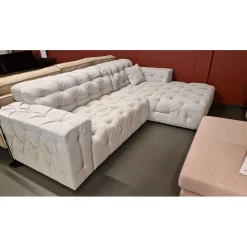 Showroommodel Loungebank Malibu Grijs - Rechts - Niet in originele verpakking - Kans op schade