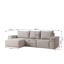 Slaapbank Lecce met Opbergruimte | Loungebank