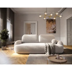 Slaapbank met Opbergruimte Morris Teddy stof | Zitbank