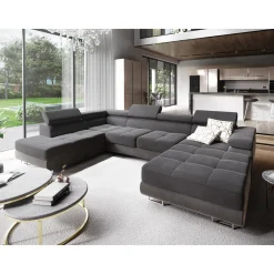 Slaapbank met opbergruimte Sem | U-bank XL