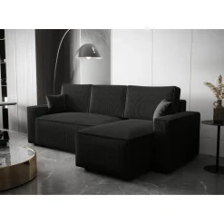 Slaapbank met opbergruimte Pom | Hoekbank - Universeel