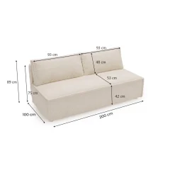 Slaapbank met Opbergruimte Luxor | Zitbank - Ruime keuze in stoffen en kleuren