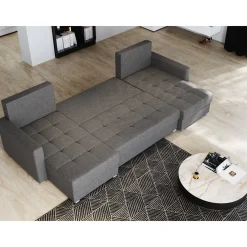 Slaapbank met opbergruimte Kos | U-bank - Kies je kleur