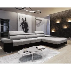 Slaapbank met opbergruimte Sem | L-Hoekbank