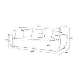 Slaapbank met opbergruimte Max | Zitbank