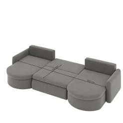 Slaapbank Venetië met Opbergruimte | U-bank