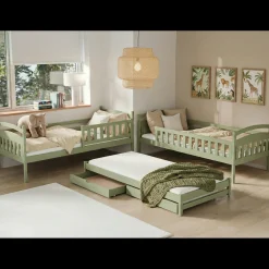 Stapelbed Bas - Groen - Direct Leverbaar!