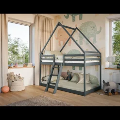 Stapelbed met Dakje Sven - Kinderbed - Leverbaar in 6 kleuren!