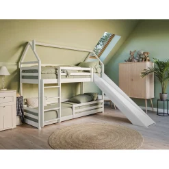 Stapelbed met Glijbaan Pleun - Leverbaar in 8 Kleuren!