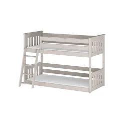 Stapelbed met Ladder Kas - 2-persoons - Kinderbed (incl. hekje) - Leverbaar in 8 kleuren!