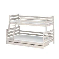 Stapelbed met Lade Faas - 3-persoons - 90/120 x 200 - Kinderbed - Leverbaar in 8 kleuren!