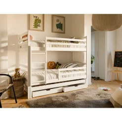 Stapelbed met Lade Luuk - 3-persoons - Kinderbed - Leverbaar in 8 kleuren!