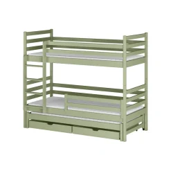 Stapelbed met Lade Luuk - 3-persoons - Kinderbed - Leverbaar in 8 kleuren!