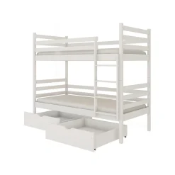 Stapelbed met Lade Nino - 2-persoons - 90 x 200 - Direct Leverbaar!