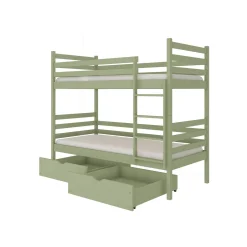 Stapelbed met Lade Nino - 2-persoons - Kinderbed - Leverbaar in 8 kleuren!