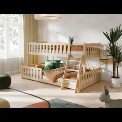 Stapelbed Niels - Naturel - Direct Leverbaar!